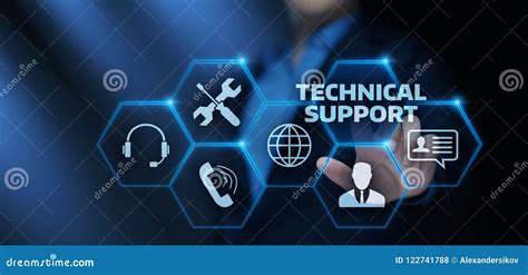 Technical Support Line Icon Call Center Vector Illustration Isolated