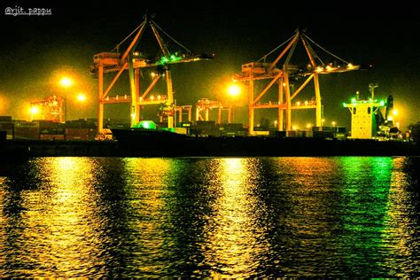 Img4769 Night View Of Chittagong Port Cpa Arjit Chowdhury Flickr