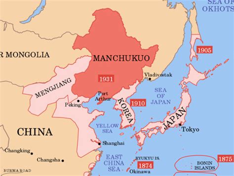Manchuria Ww2 Map