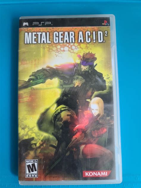 Metal Gear Acid 2 Item Box And Manual Psp