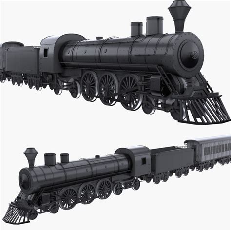 Steam Train 3d Turbosquid 1581708