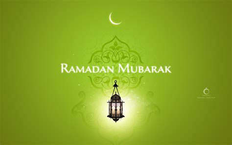 Holy Ramadan Moon And Ramadan Eid Mubarak Hd Wallpaper From