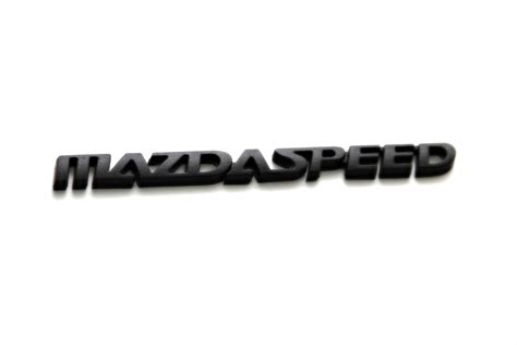 Mazda 3 6 Miata Mazdaspeed Jdm Blackout Emblem D3k Customs