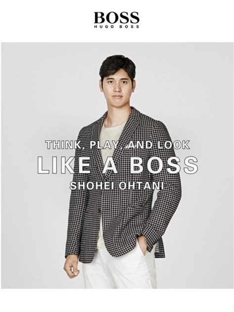Hugo Boss Boss X Shohei Ohtani Milled