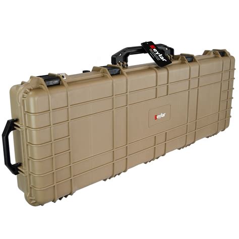 48 Inch Eylar Roller Tactical Rifle Hard Case With Foam Mil Spec