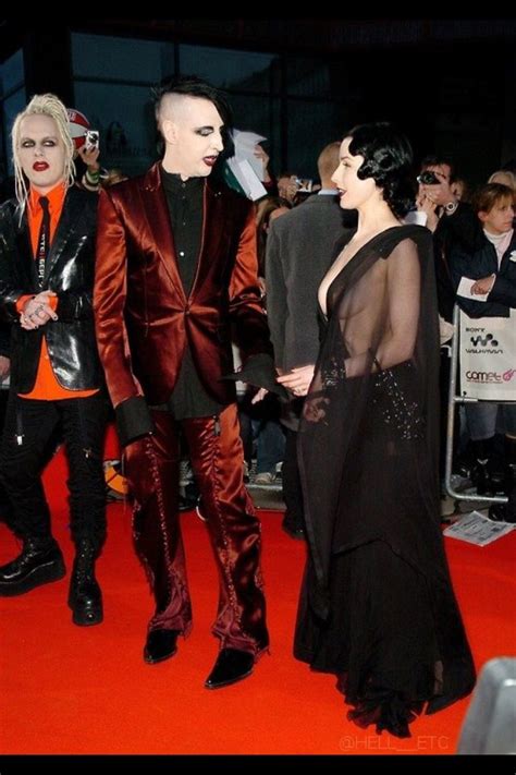 Marilyn Manson And His Wife Ditta Von Tessa Lookn Good Dita Von Teese Marilyn Manson Model