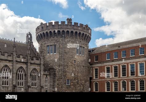 Record Tower And Chapel Royal Of Dublin Castle Stock Photo Alamy