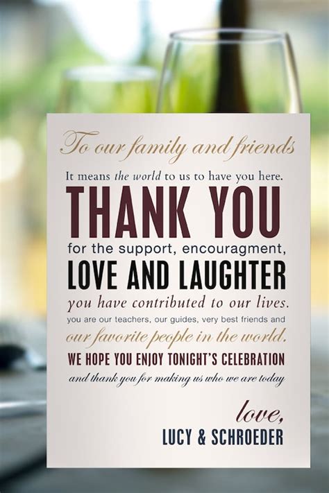 Reception Wedding Thank You Card Modern By Thebuiltenvironment