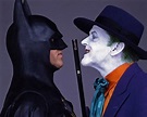 Publicity shots of Batman (Michael Keaton) and The Joker (Jack ...