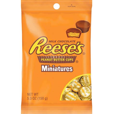 reese s milk chocolate peanut butter cups miniatures 150g woolworths