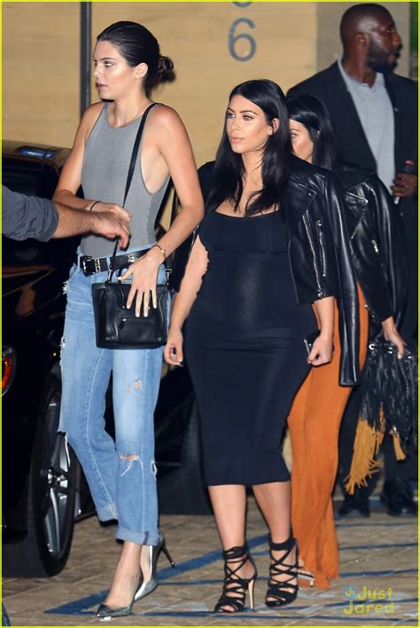 Full Sized Photo Of Kendall Jenner Goes Casual Chic For Kylies 18th Birthday Dinner 05 Kendall