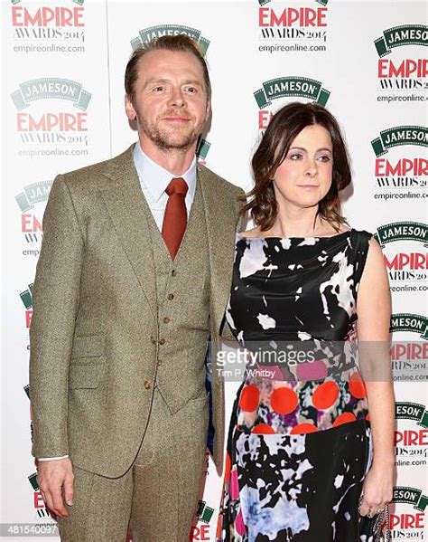 Simon Pegg Wife Photos And Premium High Res Pictures Getty Images