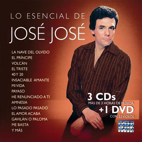Carátula Frontal De Jose Jose Lo Esencial De Jose Jose Portada