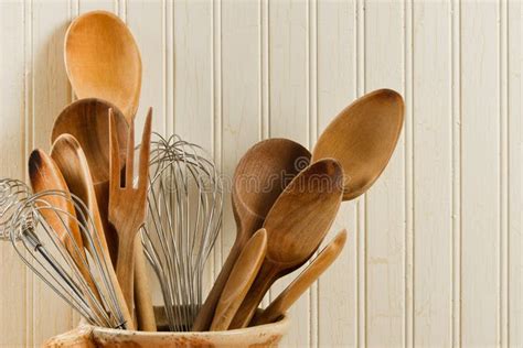 Wooden Spoons And Wire Whisks Stock Photo Image 23389550