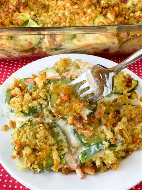 Zucchini Casserole With Stuffing Mix Plowing Through Life