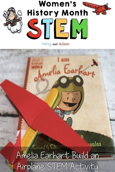 They were raised in kansas and iowa. Amelia Earhart Build an Airplane READ ALOUD STEM™ Activity ...