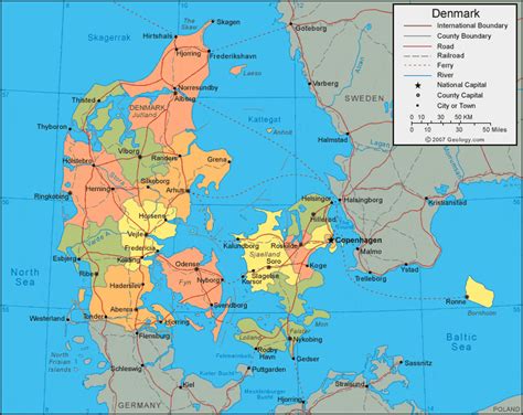 Sheenaowens Map Of Denmark