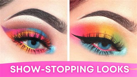 Rainbow Eyeshadow Tutorial 🌈 Eye Makeup Compilation 2021 Youtube
