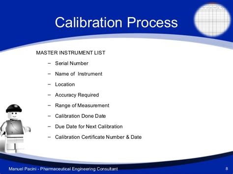 What Is A Calibration Master Plan