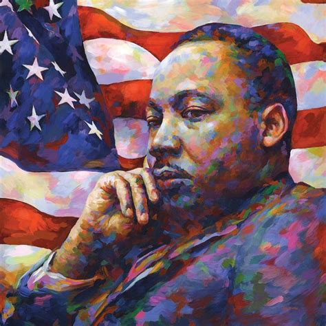 Martin Luther King Jr Canvas Artwork By Leon Devenice Icanvas