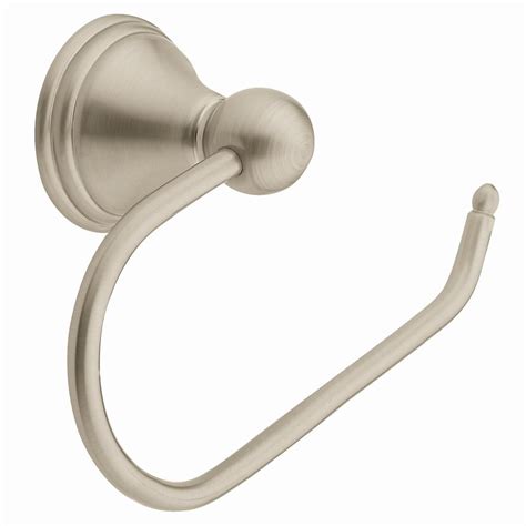 Wall mount toilet paper holders (1653). Moen DN8408BN Preston Toilet Paper Holder, Brushed Nickel