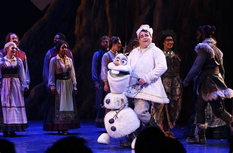 Olaf Gets Gender Swap In Disneys Frozen On Broadway Billboard