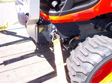Kubota Bx Tractor Front Tie Downs Redline Systems Inc Equipment