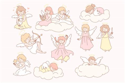 Angels In Heaven Illustrations Royalty Free Vector Graphics And Clip Art