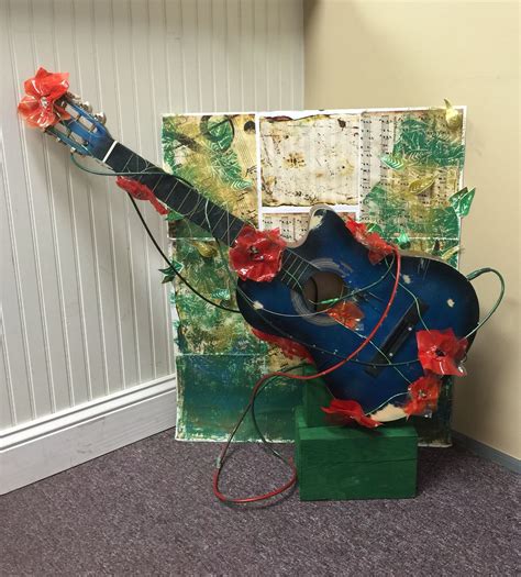 Hs Mixed Media Found Object Sculpture With Print Making Sculpture