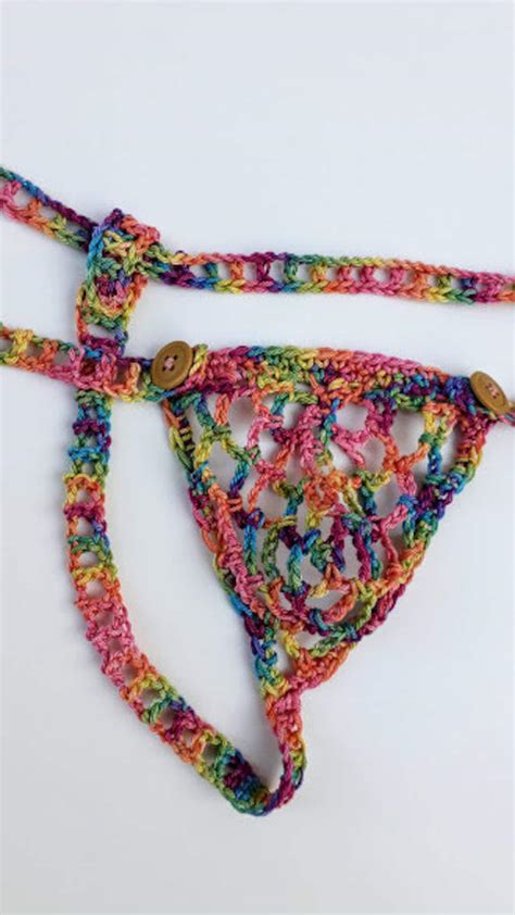 Extreeme Micro Men Thong Bikini Crochet G String Men Swimsuit Etsy