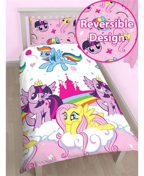 My Little Pony Equestria Single Duvet Cover And Pillowcase Set Single