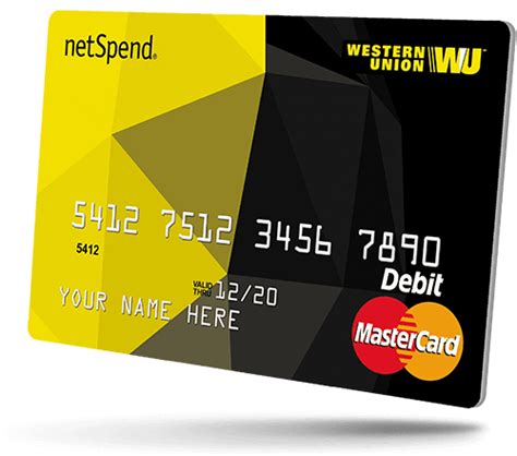 Certain products and services may be licensed under u.s. Western Union® NetSpend® prepaid MasterCard® | Western Union US