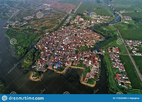 Aerial Photo Of Jiulongkou Wetland Yancheng City Jiangsu Province