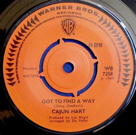 Cajun Hart Got To Find A Way 1969 Vinyl Discogs
