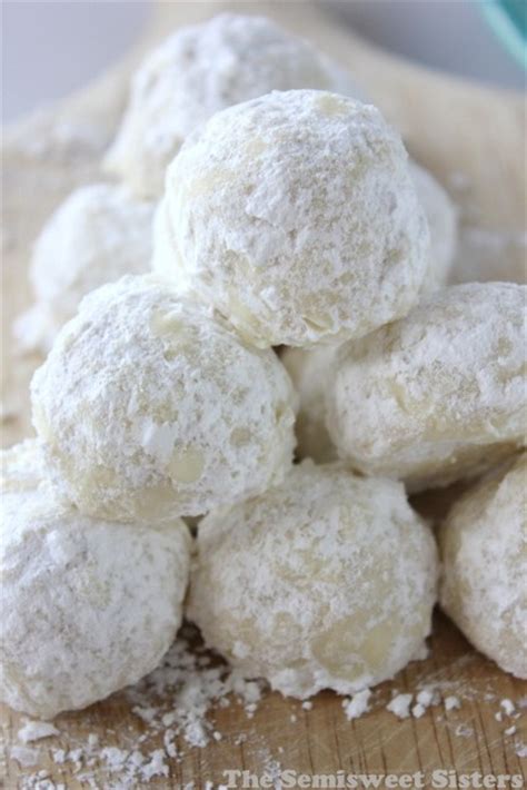 These festive cookies are portable, sweet, and overall, the best christmas dessert! Snowball Cookies (Without Nuts)