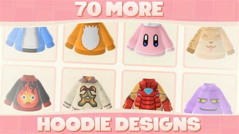 70 More Custom Hoodie Designs For Animal Crossing New Horizons Youtube
