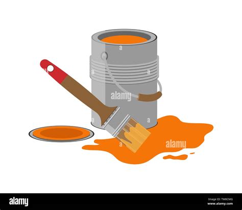 Spilled Paint Floor Stock Vector Images Alamy