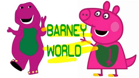 Barney Compilation Drawing For Kids By Graffizen Youtube