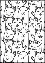 Anime manga japanisch cartoon emoji. Kawaii Ausmalbilder für Kinder L0