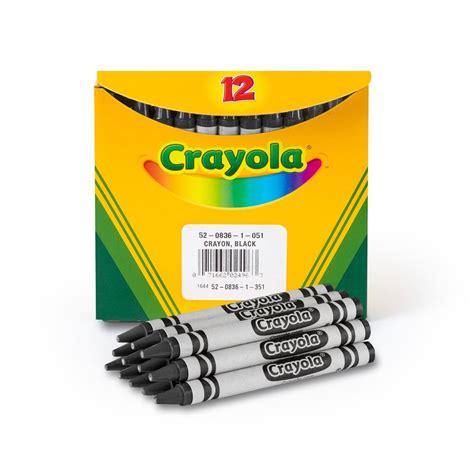 Crayola Crayon Refills Black United Art And Education
