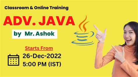 Advanced Java Training By Mr Ashok Ashokit Youtube