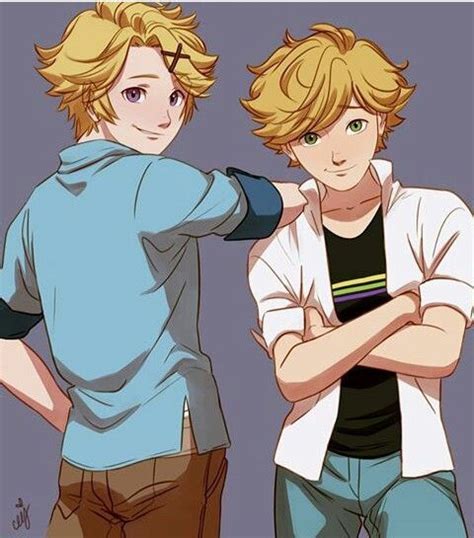 Yoosung And Adrien Agreste Credits Ceejles Mystic