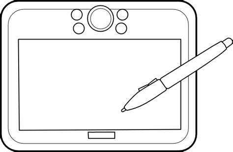 Download tablet computer images and photos. Graphic Tablet Clip Art at Clker.com - vector clip art ...