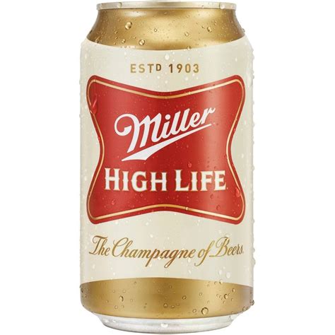 Miller High Life Beer Pk Oz Cans Miller High Life Beer Life