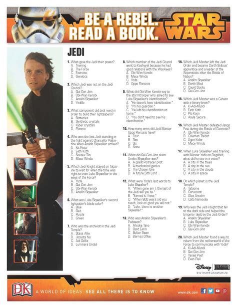 Star Wars Trivia Questions And Answers Printable That Are