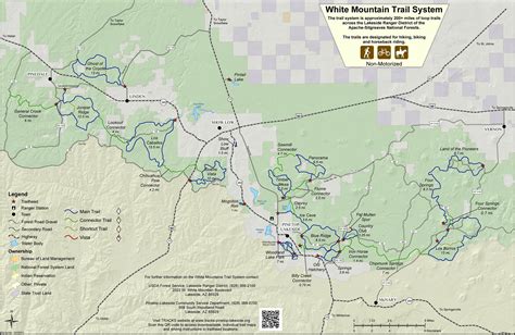 White Mountains Attractions Map