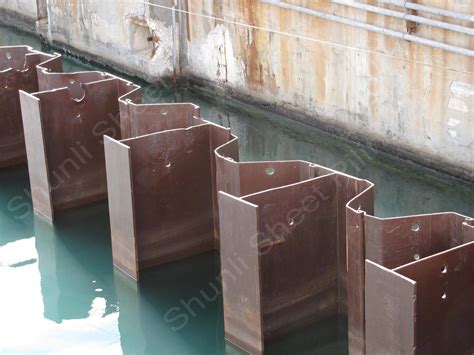Steel Sheet Pile Retaining Wall Manufacturer Supplier And Exporter