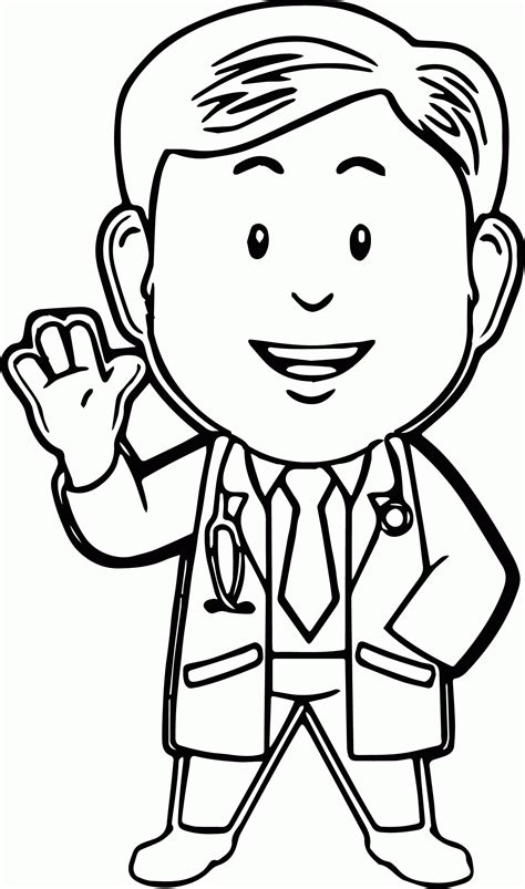 Free Woman Doctor Coloring Pages Download Free Woman Doctor Coloring