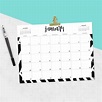 Free 2019 printable calendars - 46 designs to choose from!