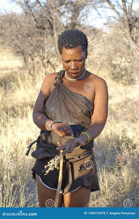 Khoisan Woman Editorial Stock Photo Image Of Botswana 139413978